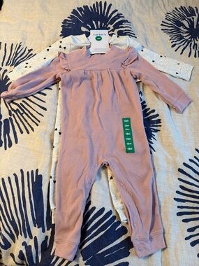 Carter's 2pk Long-Sleeve Baby Rompers
